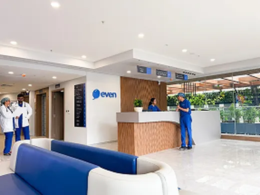 Reception area at Even Hospital, Race Course Road